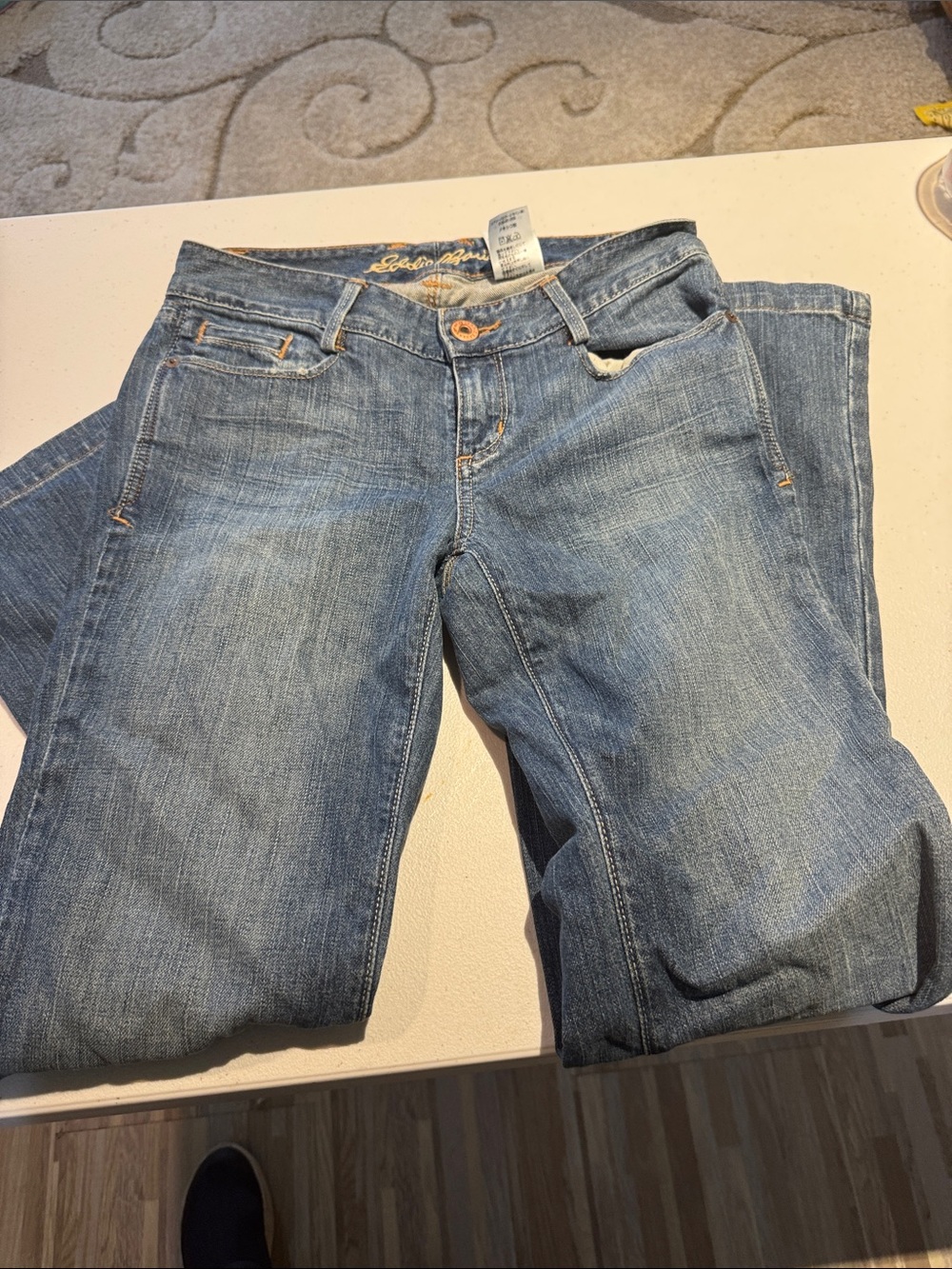 Eddie Bauer Medium Blue wide Leg Women's Jeans